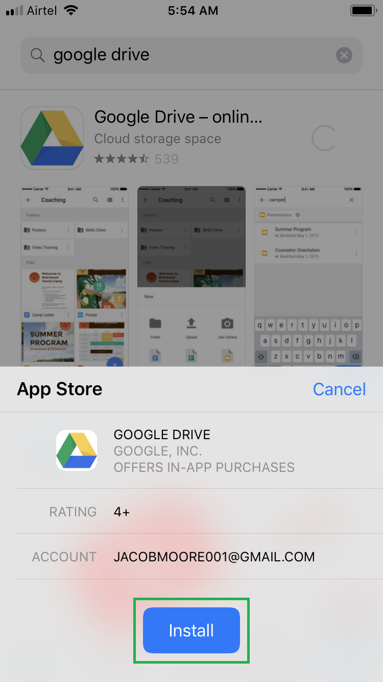 google drive app for computer