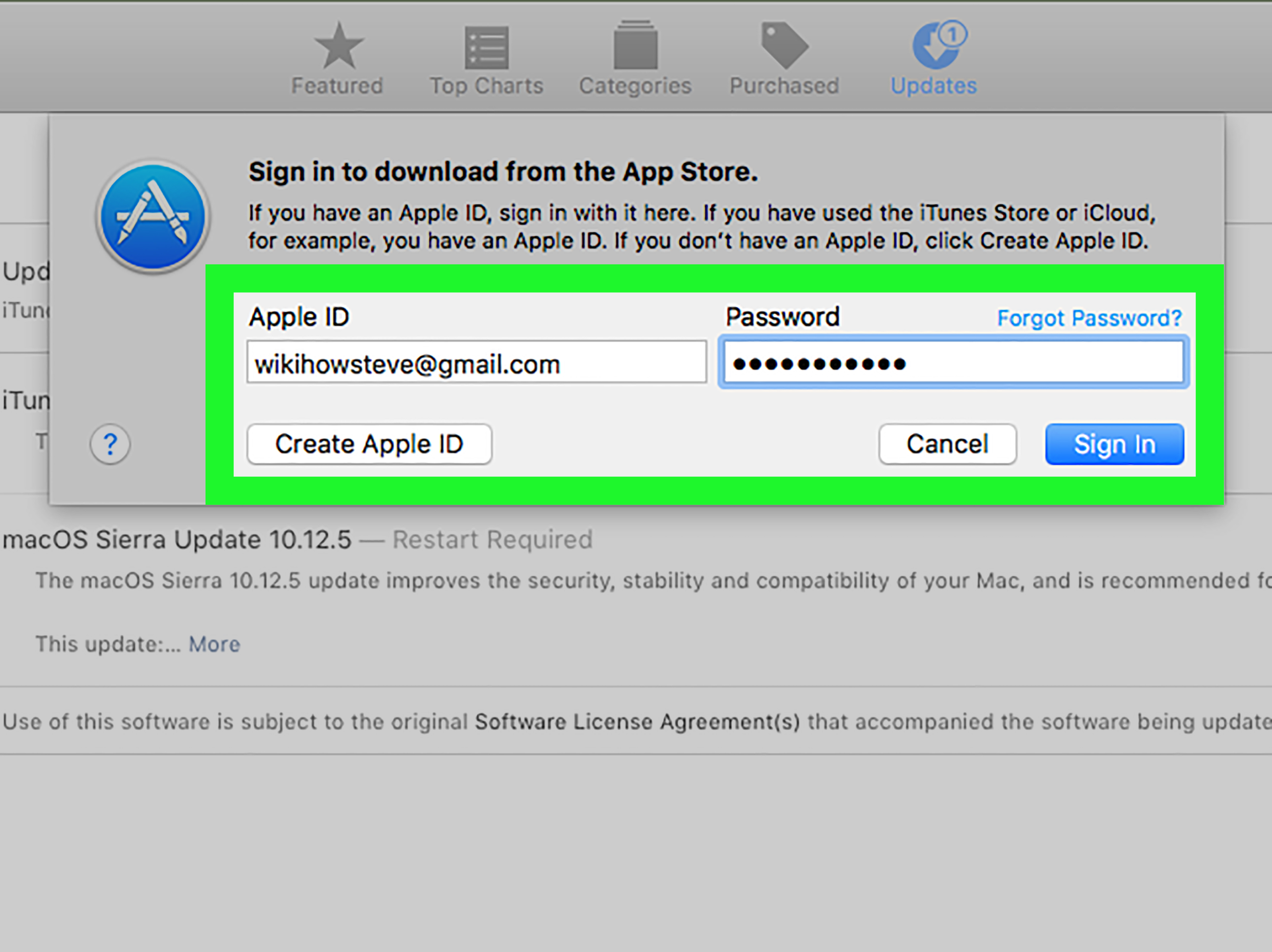 App Updates Application Mac